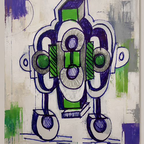 Obra exclusiva em NFT 3 da coleção ART´SMIA Origin Six